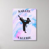Toile Girls Karate Pastel Swirl (Recto)