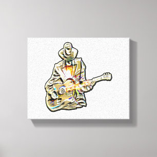 Toile Gitarren Blues Mann - Sentez-le