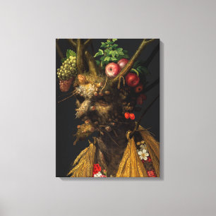 Toile Giuseppe Arcimboldo - Quatre Saisons en Une Tête
