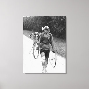 Toile Giusto Cerutti Tour de France 1928 Après Le naufra