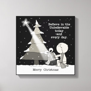 Toile Giver cadeau-Joyeux Noël