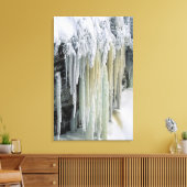 Toile Glace bleue et ruissellement des eaux souterraines (Insitu(Salon))
