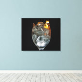 Toile Glace et feu (Insitu (Plancher de Bois))