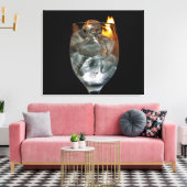 Toile Glace et feu (Insitu(Salon))