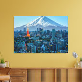 Toile Glace et neige | Mt. Fuji et Tokyo Skyline (Insitu(Salon))