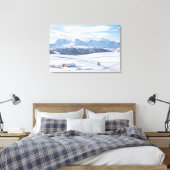 Toile Glace et neige | Snowscape Alpes européennes, Ital (Insitu(Chambre))