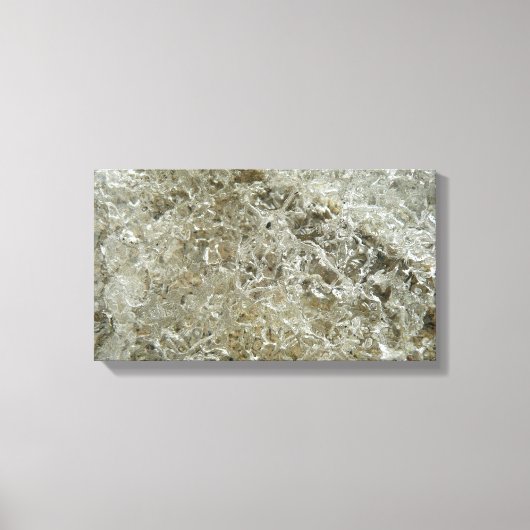 Toile Glace glaciaire Texture nature Abstraite (Recto)