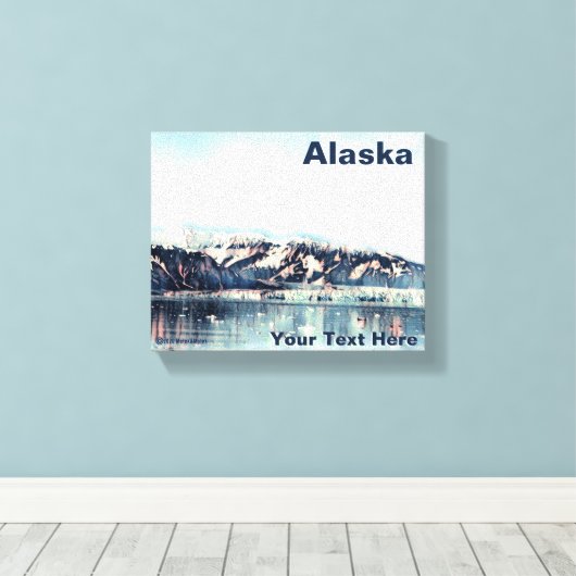 Toile Glacier côtier (Insitu (Plancher de Bois))