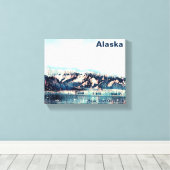 Toile Glacier côtier (Insitu (Plancher de Bois))