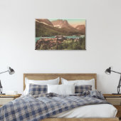 Toile Glacier, MT - Vue des chalets et du lac St. Marys (Insitu(Chambre))