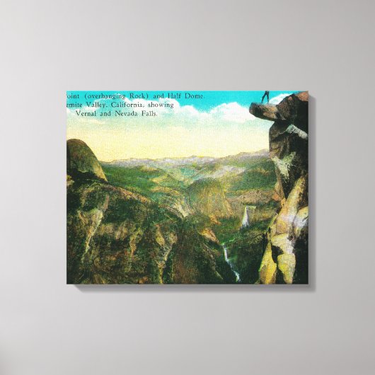 Toile Glacier Point, Half Dome et Yosemite Valley (Recto)