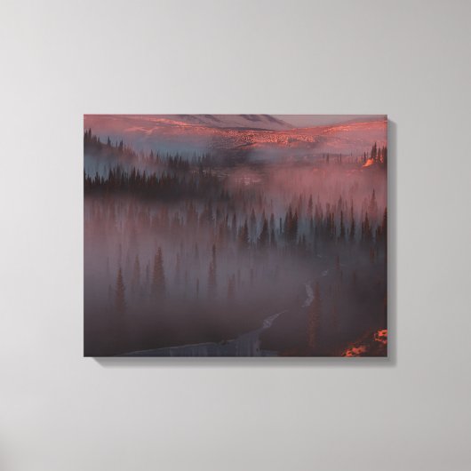 Toile Glacier Valley (Sunrise) (Recto)