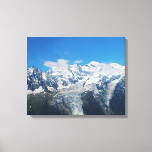 Toile Glaciers sur le Mont Blanc (Recto)