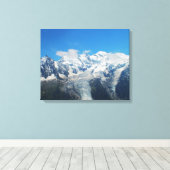 Toile Glaciers sur le Mont Blanc (Insitu (Plancher de Bois))