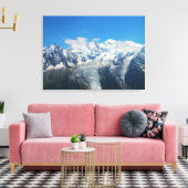 Toile Glaciers sur le Mont Blanc (Insitu(Salon))