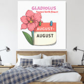 Toile Gladiolus - Fleur De Naissance Pour Août (Insitu(Chambre))