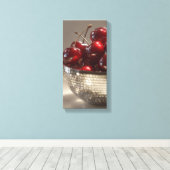 Toile Glam Disco Bowl Cherries Still Life Pop Art (Insitu (Plancher de Bois))