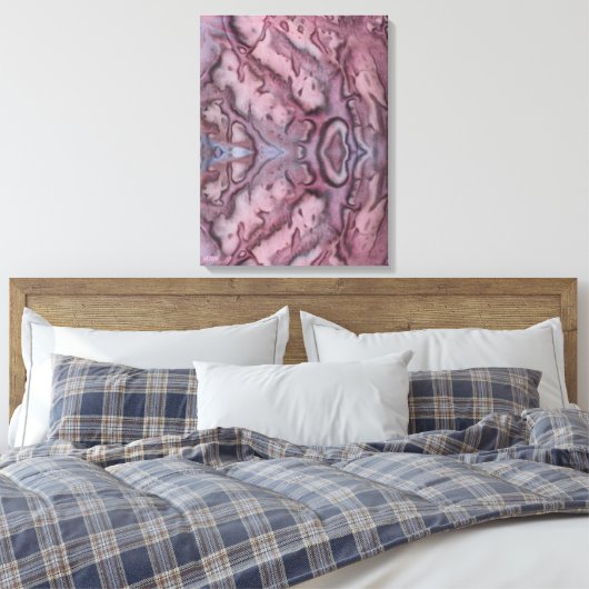 Toile Glam Metal II Stretched Canvas Print (Insitu(Chambre))