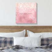 Toile Glam Pink Glitzy Parties scintillant Empreinte de  (Insitu(Chambre))