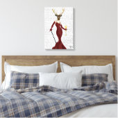 Toile Glamor Deer à Marsala (Insitu(Chambre))
