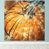 Toile Glamour de citrouille (Insitu (Plancher de Bois))