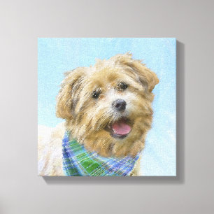Toile Glen of Imaal Terrier Peinture - Art original Chie