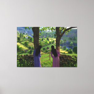 Toile Glen of the Twins Canvas Print