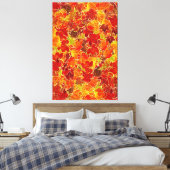 Toile Glittery Fall Maple Feuilles (Insitu(Chambre))