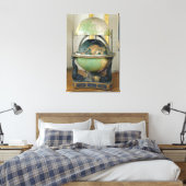 Toile globe terrestre et céleste (Insitu(Chambre))