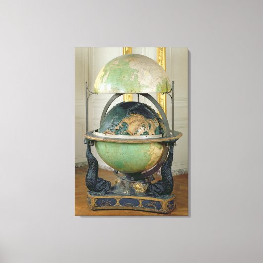 Toile globe terrestre et céleste (Recto)