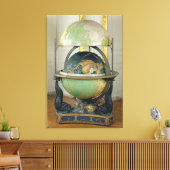 Toile globe terrestre et céleste (Insitu(Salon))