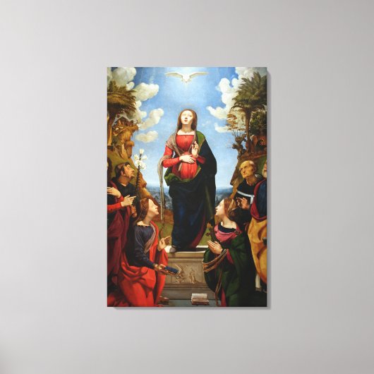 TOILE GLOIRE À LA CONCEPTION IMMACULÉE (Recto)