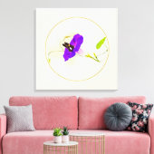 Toile Gloire du matin et papillon (Insitu(Salon))