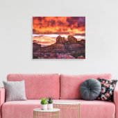 Toile Gloire du matin rose (Insitu(Salon))