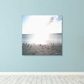 Toile Gloire du soleil à la plage (Insitu (Plancher de Bois))