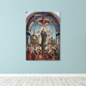 Toile Glorification de St. Ursula et de ses compagnons (Insitu (Plancher de Bois))