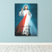 TOILE GLORY TO DIVINE MERCY CANVAS IMPRIMER (Insitu (Plancher de Bois))