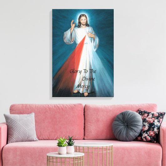 TOILE GLORY TO DIVINE MERCY CANVAS IMPRIMER (Insitu(Salon))