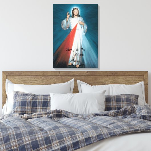 TOILE GLORY TO DIVINE MERCY CANVAS IMPRIMER (Insitu(Chambre))