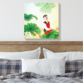 Toile (Gloss) enrobée de 12x12 pouces avec moteur  (Insitu(Chambre))