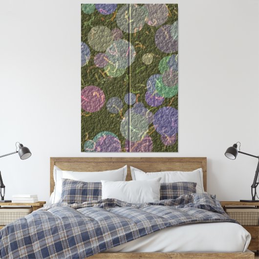 Toile Glossy Embroidery Design  (Insitu(Chambre))