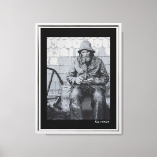 Toile Gloucester Fisherman Met Ses Nets