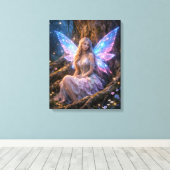 Toile Glowing Fantasy Fairy (Insitu (Plancher de Bois))