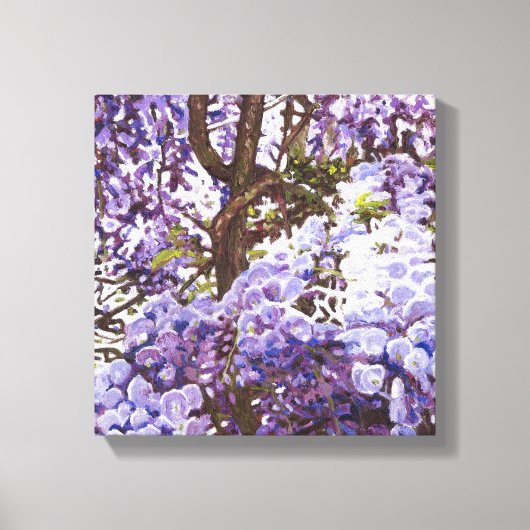 Toile glycine bleue 2011 (Recto)