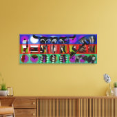 Toile GMT 24 Heures Project Pop soft Psychedelic Frames (Insitu(Salon))