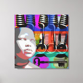 Toile GMT 24 Heures Projet Poupée Pop Cadre Psychédéliqu (Recto)