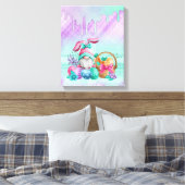 Toile Gnome De Lapin De Pâques Avec Oeufs De Panier (Insitu(Chambre))