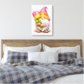 Toile Gnome holding a tulip  (Insitu(Chambre))