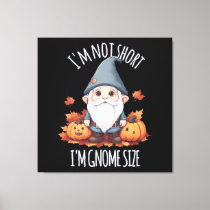 Toile Gnome Mignon Fantaisiste en Automne