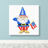 Toile Gnome patriotique (Insitu (Plancher de Bois))
